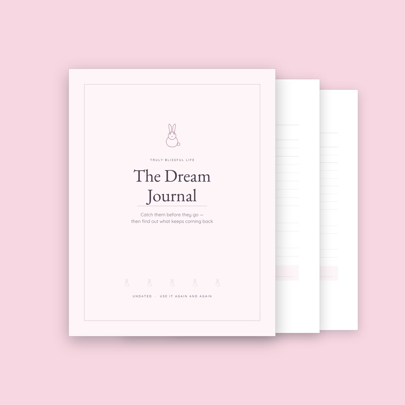 Dream Journal — Printable Dream Log & Symbol Dictionary, 25 Pages - Image 4