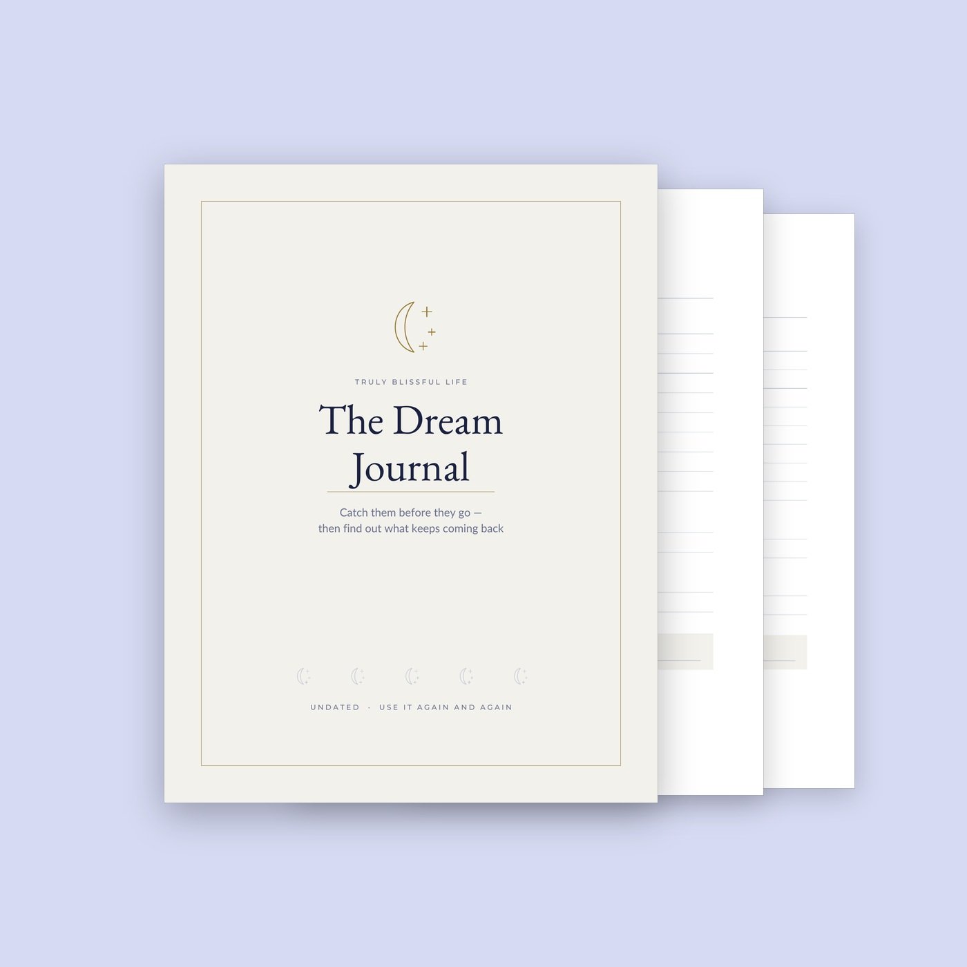 Dream Journal — Printable Dream Log & Symbol Dictionary, 25 Pages - Image 2