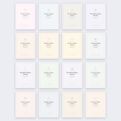 Moon Phase Journal — Printable Lunar Cycle Planner, 23 Pages