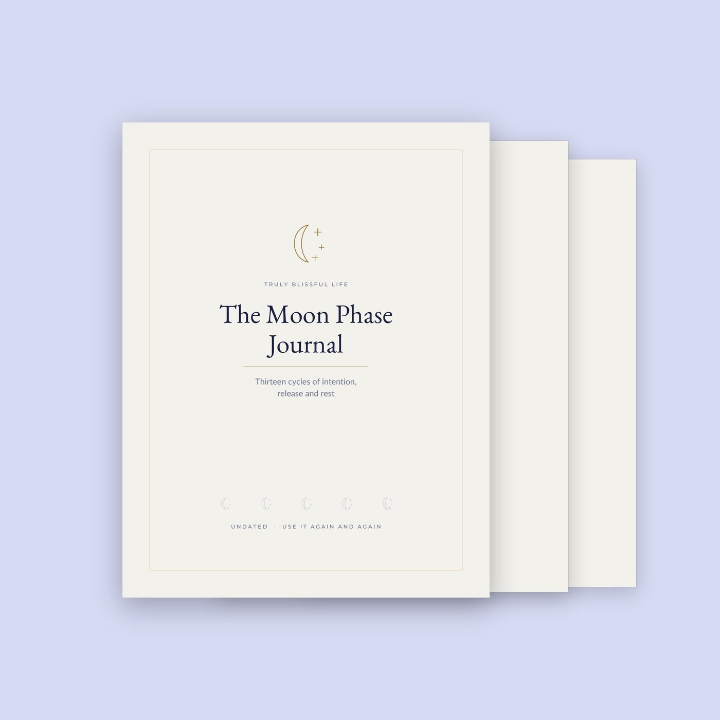 Moon Phase Journal — Printable Lunar Cycle Planner, 23 Pages - Image 2