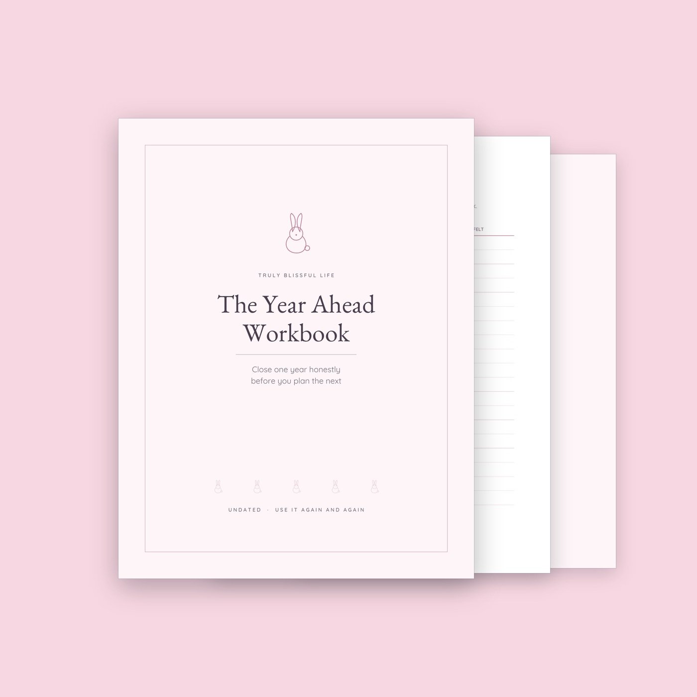Year Ahead Workbook — Printable Year in Review & Planning, 23 Pages - Image 4