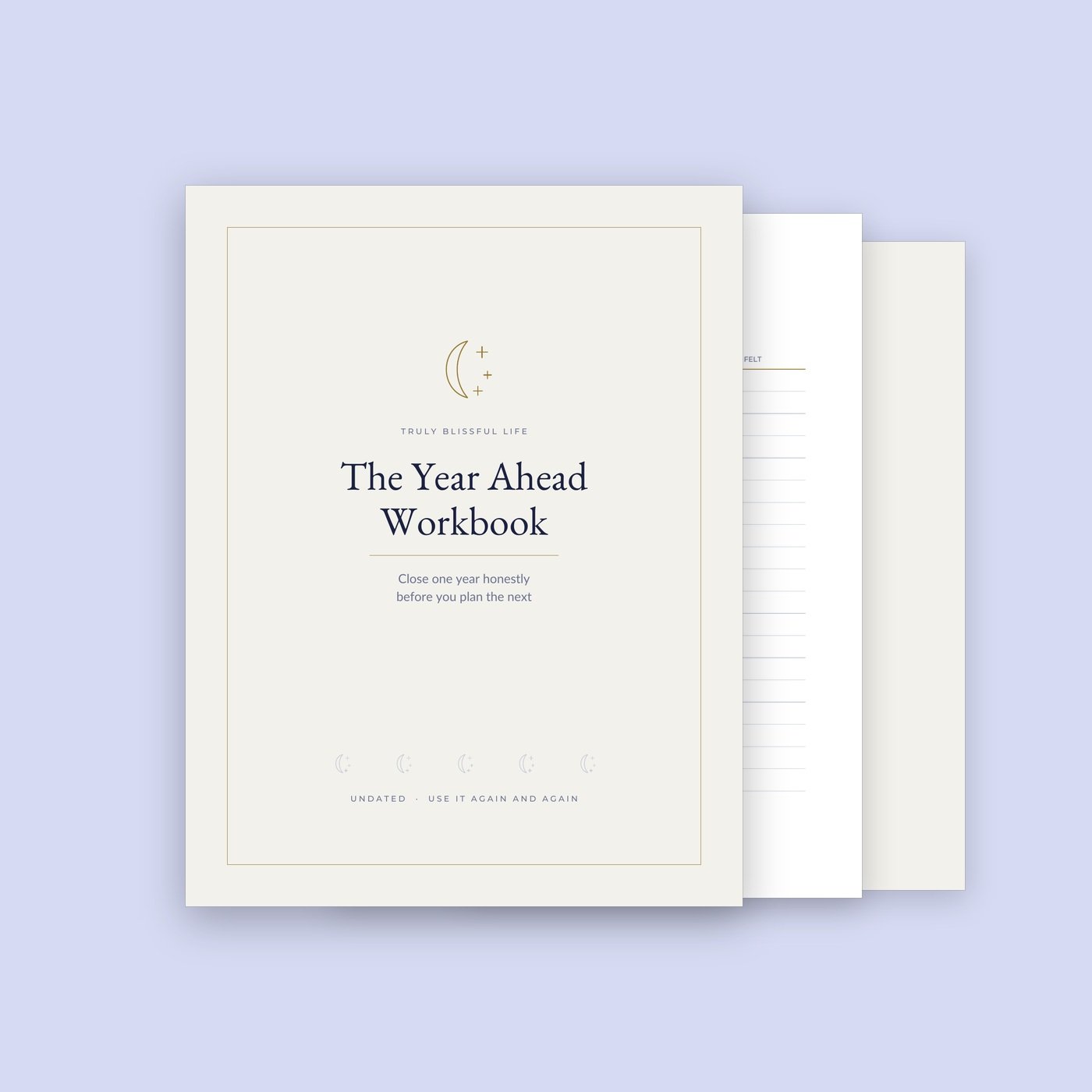 Year Ahead Workbook — Printable Year in Review & Planning, 23 Pages - Image 2