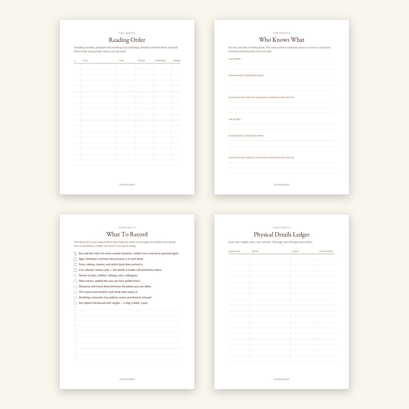 The Series Bible - Image 2